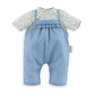 Blouse and Overalls for 12-inch baby doll